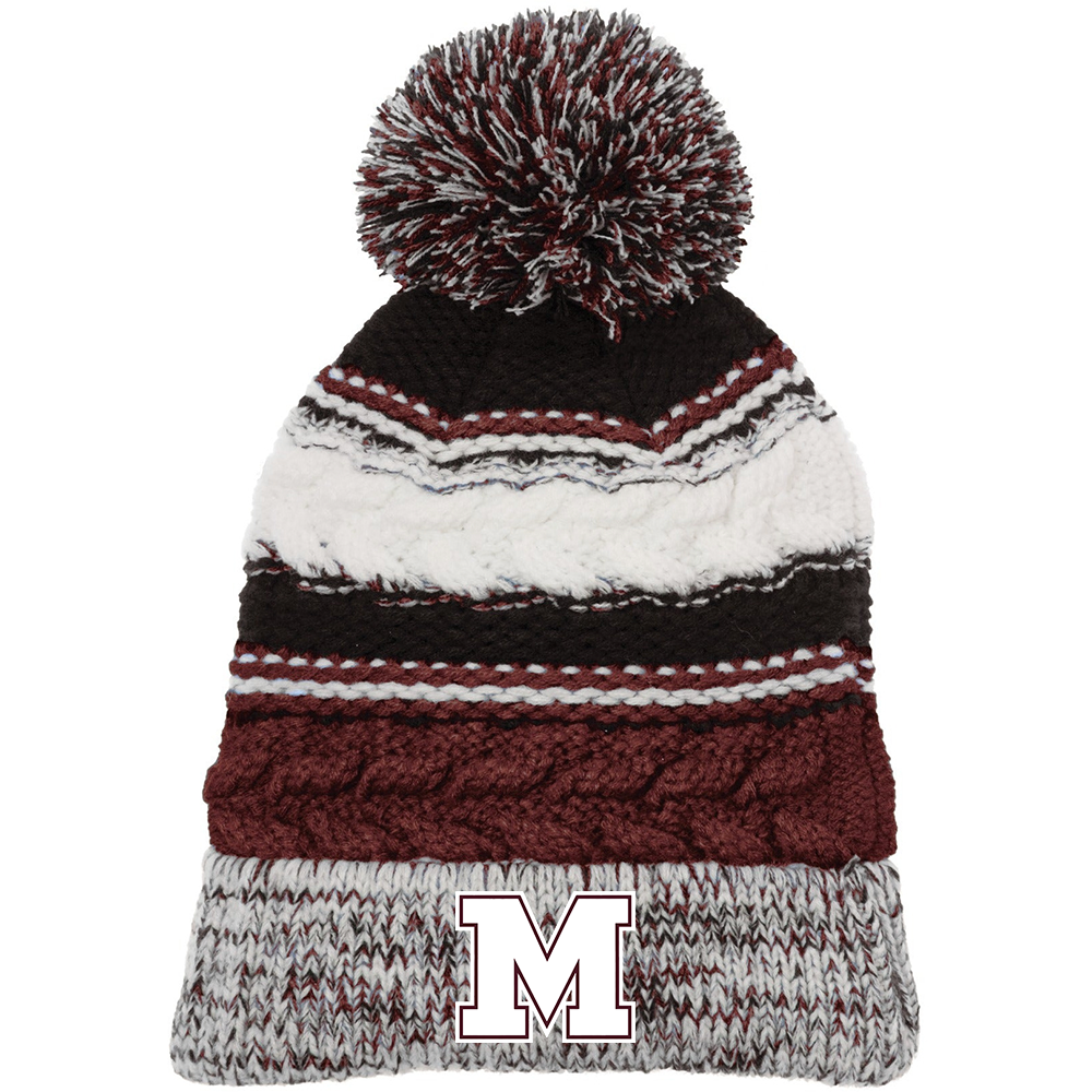 Marengo Cheer Chunk Knit Pom Beanie