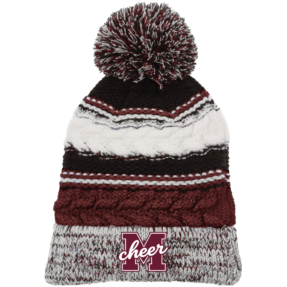 Marengo Cheer Chunk Knit Pom Beanie